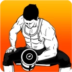 body fitness - gym workout mobile trainer android application logo